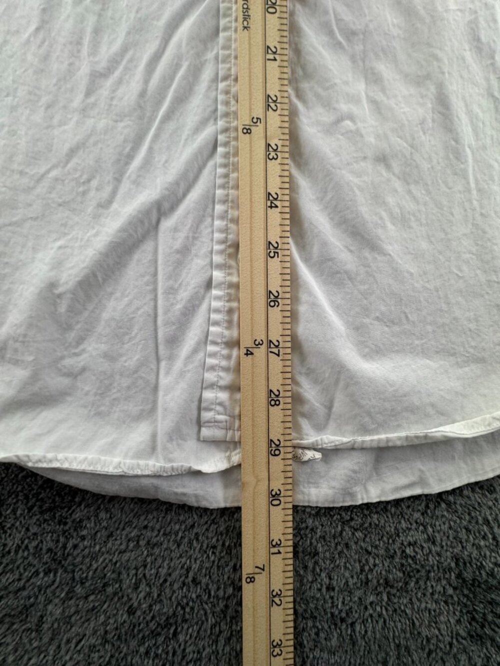 Burberry London Long Sleeve White Button Up Shirt 16 34 USA Made Cotton Adult - Picture 4 of 14